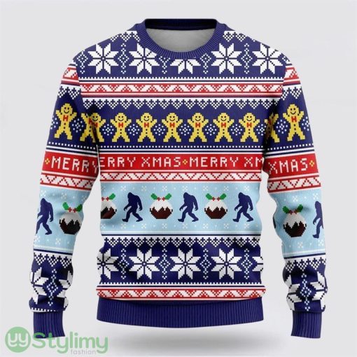 Bigfoot Merry Xmas Ugly Christmas Sweater Best Gift For Christmas Men And Women Gift