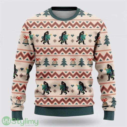 Bigfoot Ring Ring Christmas Ugly Christmas Sweater Best Gift For Christmas Men And Women Gift