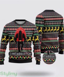 Bigfoot Santa Squatch Ugly Christmas Sweater Best Gift For Christmas Men And Women Gift Product Photo 1