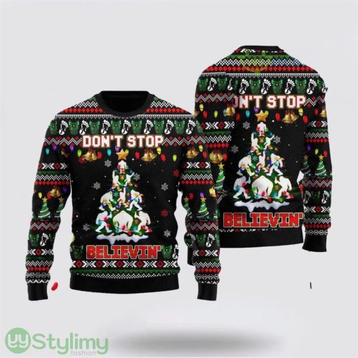 Bigfoot Tree Don’t Top Belivein Christmas Gift Ugly Christmas Sweater Gifts For Bigfoot Lovers