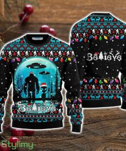 Bigfoot Ugly Christmas Sweater Christmas Holiday Gift For Men And Women Product Photo 1