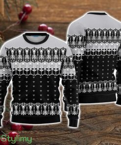Black And White Skeleton Ugly Christmas Sweater Christmas Holiday Gift For Men And Women Product Photo 1