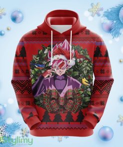Black Goku Ssj Rose Dragon Ball Christmas Cute Noel Mc Ugly Hoodie 3D All Over Print Gift For Christmas Product Photo 1