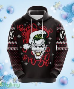 Black Joker Christmas Christmas Cute Noel Mc Ugly Hoodie 3D All Over Print Gift For Christmas Product Photo 1