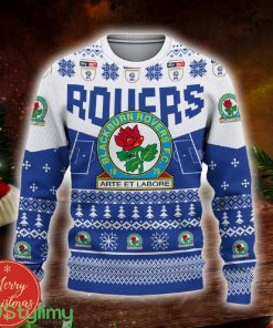 Blackburn Rovers Custom Name 3D Sweater Funny Gift For Men And Women Fans Christmas - Blackburn Rovers 3D Sweater Christmas Personalized_2
