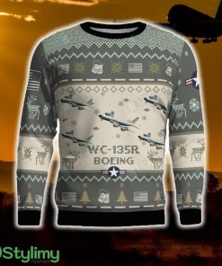 Boeing WC-135R WC135R Combat Aircraft Ugly Sweater Gift For Men And Women Gift Veteran Christmas - Boeing WC-135R WC135R Combat Aircraft Ugly Sweater 2