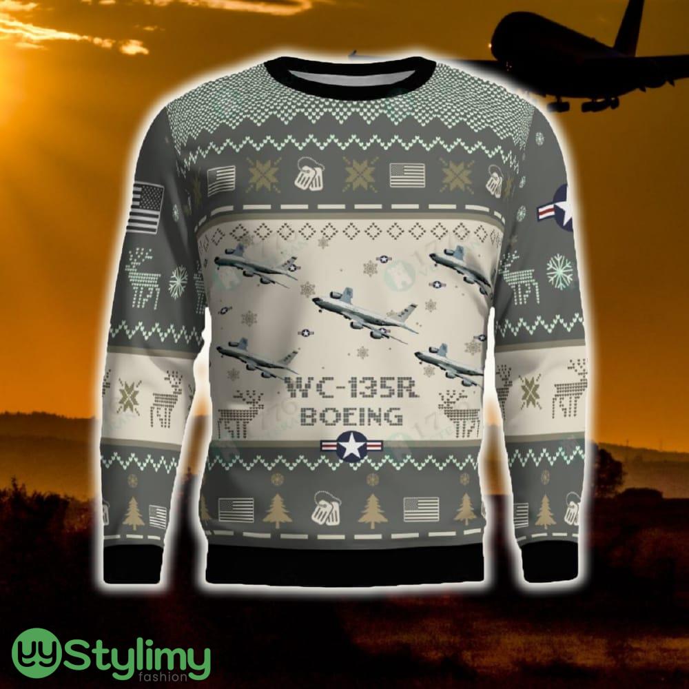 Boeing WC-135R WC135R Combat Aircraft Ugly Sweater Gift For Men And Women Gift Veteran Christmas 4 Boeing WC-135R WC135R Combat Aircraft Ugly Sweater Gift For Men And Women Gift Veteran Christmas - Boeing WC-135R WC135R Combat Aircraft Ugly Sweater 2