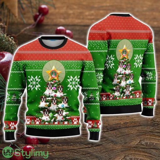 Boxer Pine Ugly Christmas Sweater Christmas Holiday Gift For Men And Women Product Photo 1