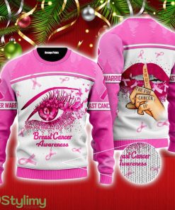 Breast Cancer Awareness Ugly Christmas Sweater Christmas Holiday Gift For Men And Women Product Photo 1