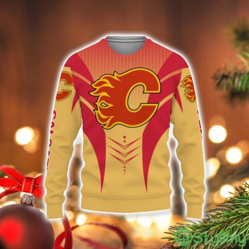 Calgary Flames Football American Day Sport Teams Champion 3D Sweater Holiday Gift Christmas Gift