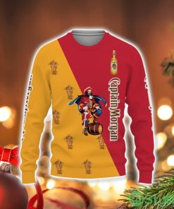Captain Morgan Whiskey Beers And Whiskey Pattern Logo 3D Sweater Holiday Gift Christmas Gift Product Photo 1