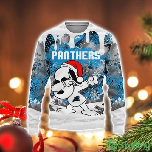 Carolina Panthers Snoopy Dabbing The Peanuts Sports Football American Christmas Sweater