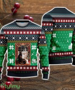 Cat Christmas Snow Window Ugly Christmas Sweater Christmas Holiday Gift For Men And Women Product Photo 1