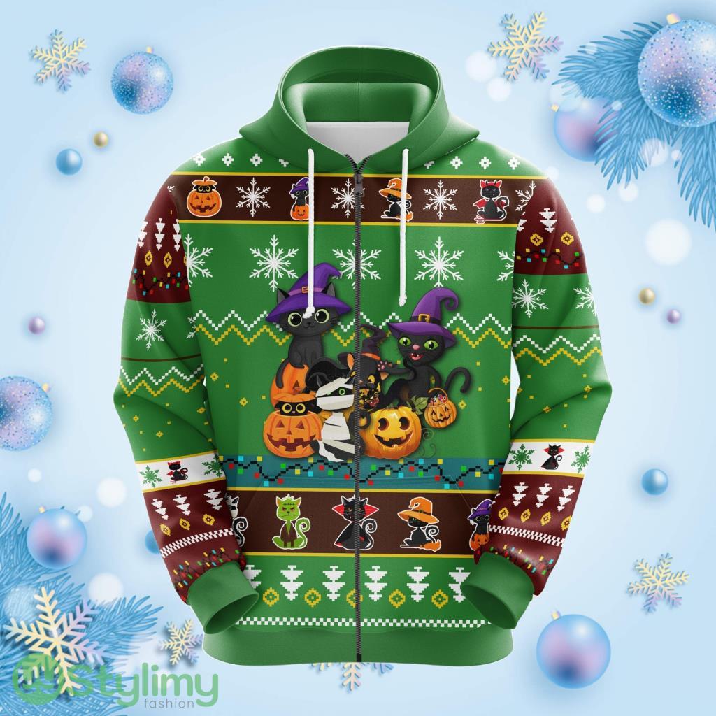 Cat Halloween Cute Noel Mc Ugly Hoodie Zip Blue 1 Amazing Gift Idea Thanksgiving Gift 5 Cat Halloween Cute Noel Mc Ugly Hoodie Zip Blue 1 Amazing Gift Idea Thanksgiving Gift Product Photo 1