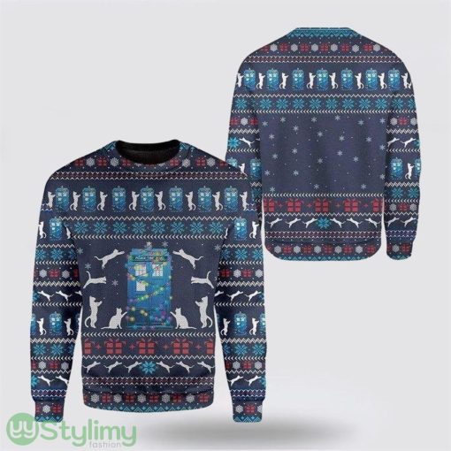 Cat Jumper Ugly Christmas Sweater Cat Lover Christmas Sweater Holiday Gift