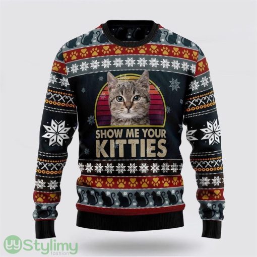 Cat Keep It Classy For Christmas Ugly Christmas Sweater Cat Lover Christmas Sweater Holiday Gift