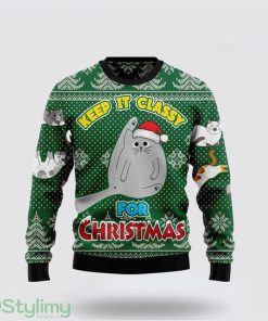 Cat Show Me Your Kitties Ugly Christmas Sweater Cat Lover Christmas Sweater Holiday Gift Product Photo 1