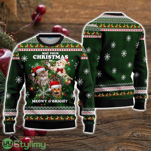 Cat Ugly Christmas Sweater Christmas Holiday Gift For Men And Women Product Photo 1
