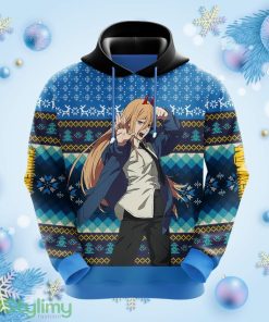 Chainsaw Man Power Christmas Hoodie Amazing Gift Idea Christmas Gift Product Photo 1