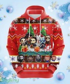 Character Chibi Horror Christmas Cute Noel Mc Ugly Hoodie 3D All Over Print Gift For Christmas Product Photo 1