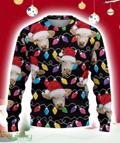 Charolais Black Ugly Christmas Sweater Gift Christmas Product Photo 1