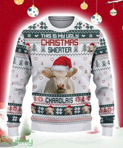 Charolais Green This Is My Ugly Christmas Sweater Gift Christmas Product Photo 1