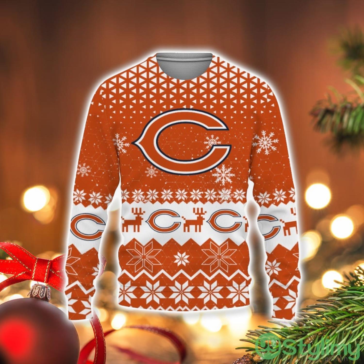 Chicago Bears Sports Football American Ugly Christmas Sweater 3 Chicago Bears Sports Football American Ugly Christmas Sweater Product Photo 1