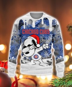 Chicago Cubs Snoopy Dabbing The Peanuts Sports Football American Christmas Sweater Product Photo 1