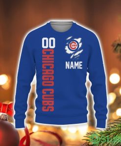 Chicago Cubs Sports American Football Helmet New Trends For Fans Club Gifts Unisex 3D Sweater Holiday Gift Christmas Gift Product Photo 1