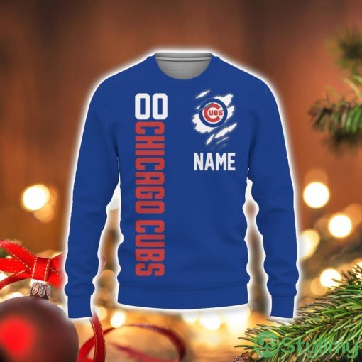 Chicago Cubs Sports American Football Helmet New Trends For Fans Club Gifts Unisex 3D Sweater Holiday Gift Christmas Gift