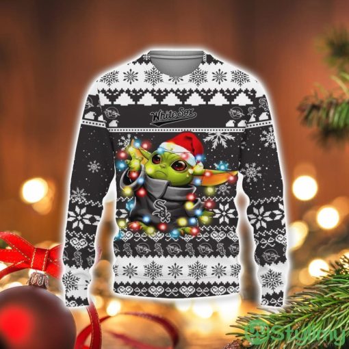 Chicago White Sox Baby Yoda Star Wars Sports Football American Ugly Christmas Sweater