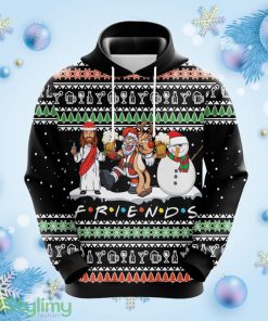 Christ Friends Christmas Cute Noel Mc Ugly Hoodie 3D All Over Print Gift For Christmas Product Photo 1