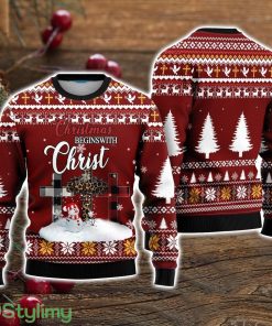 Christian Ugly Christmas Sweater Christmas Holiday Gift For Men And Women Product Photo 1