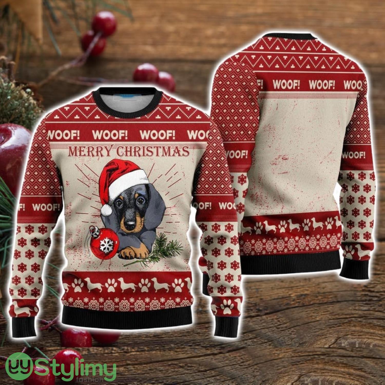 Christmas Dachshund Dog Ugly Christmas Sweater Christmas Holiday Gift For Men And Women 3 Christmas Dachshund Dog Ugly Christmas Sweater Christmas Holiday Gift For Men And Women Product Photo 1