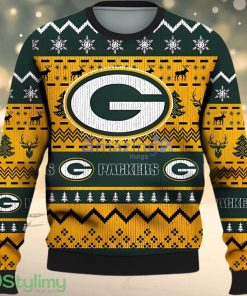 Christmas Gift Green Bay Packers USA Football Season Ugly Sweater Christmas Product Photo 1