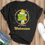 Christmas Grinch Santa I Hate People But I Love My Michigan Wolverines Christmas Shirt - G500 Gildan T-Shirt