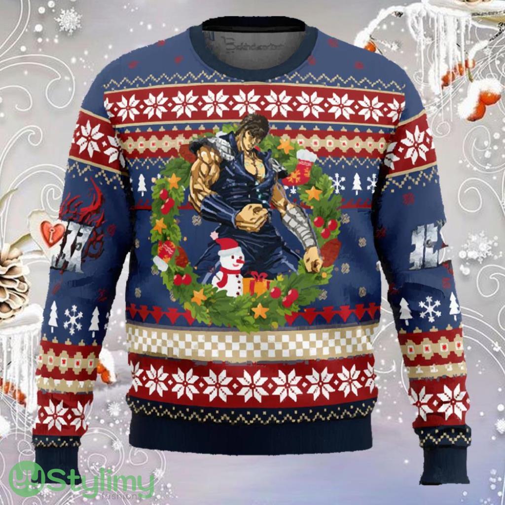 Christmas Kenshiro Ugly Christmas Sweater 3 Christmas Kenshiro Ugly Christmas Sweater Product Photo 1