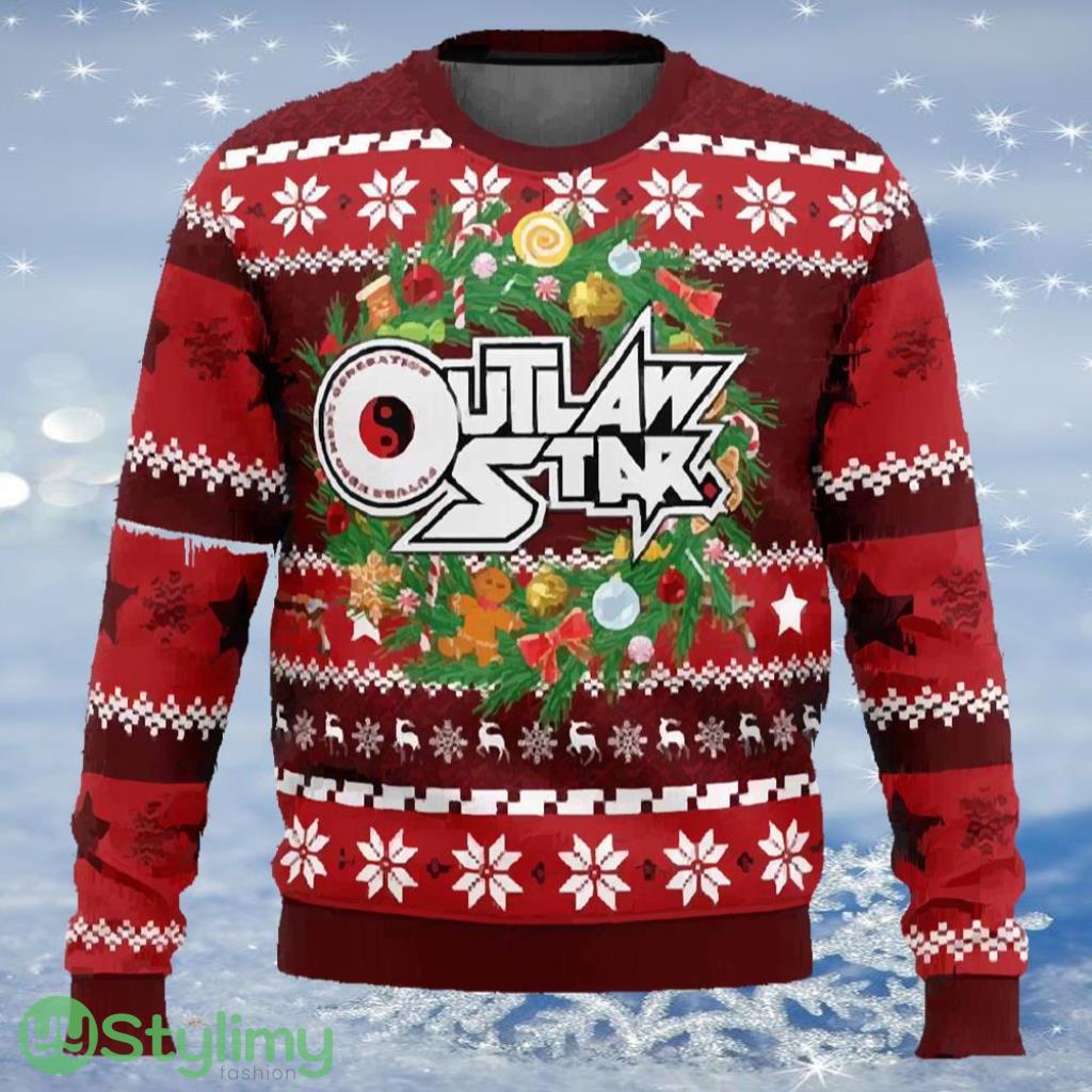 Christmas Time Outlaw Star Ugly Christmas Sweater 3 Christmas Time Outlaw Star Ugly Christmas Sweater Product Photo 1