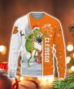 Clemson Tigers Grinch 3D Sweater Holiday Gift Christmas Gift Product Photo 1
