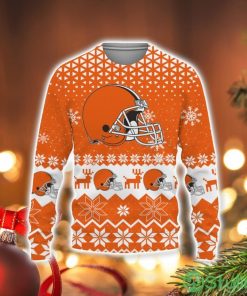 Cleveland Browns Sports Football American Ugly Christmas Sweater Product Photo 1