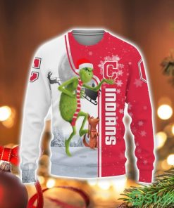 Cleveland Indians Grinch 3D Sweater Holiday Gift Christmas Gift Product Photo 1