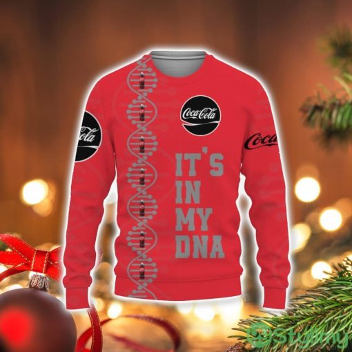 Coca Cola Soft Drink It’s In My DNA 3D Sweater Holiday Gift Christmas Gift