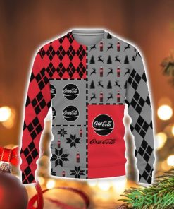 Coca Cola Soft Drink Merry Christmas Whiskey And Beers 3D Sweater Holiday Gift Christmas Gift Product Photo 1