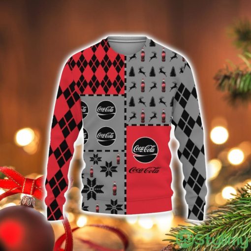 Coca Cola Soft Drink Merry Christmas Whiskey And Beers 3D Sweater Holiday Gift Christmas Gift