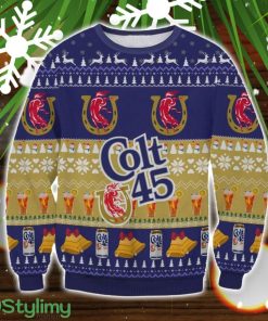 Colt 45 3D Ugly Christmas Sweater Christmas Gift Product Photo 1