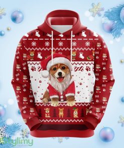 Corgi Christmas Cute Noel Mc Ugly Hoodie 3D All Over Print Gift For Christmas Product Photo 1