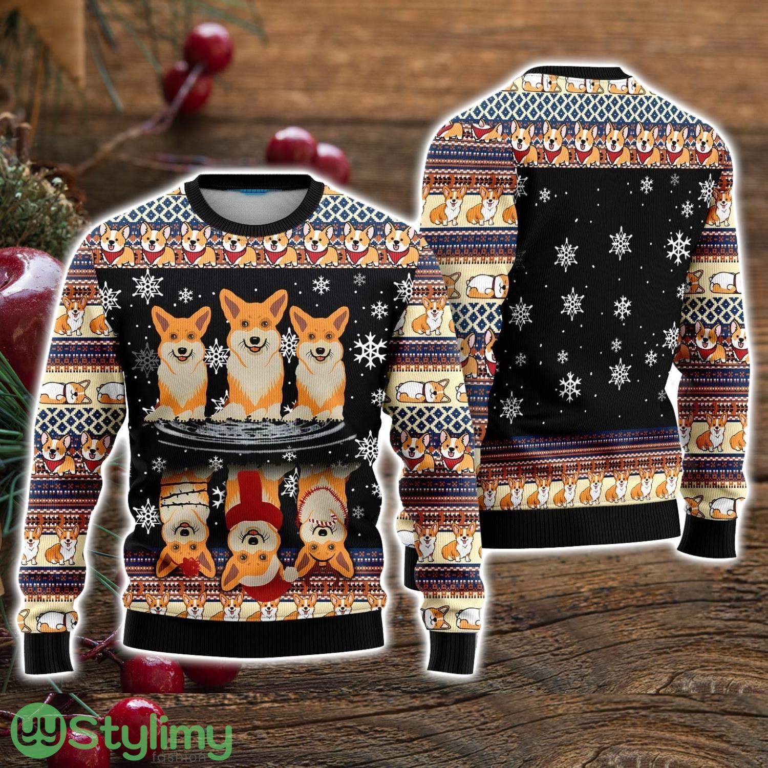 Corgi Dog Funny Ugly Christmas Sweater Christmas Holiday Gift For Men And Women 3 Corgi Dog Funny Ugly Christmas Sweater Christmas Holiday Gift For Men And Women Product Photo 1