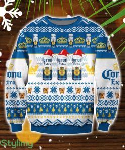 Corona Extra 3D Ugly Christmas Sweater Christmas Gift Product Photo 1