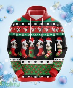 Cow Christmas Cute Noel Mc Ugly Hoodie 3D All Over Print Gift For Christmas Product Photo 1