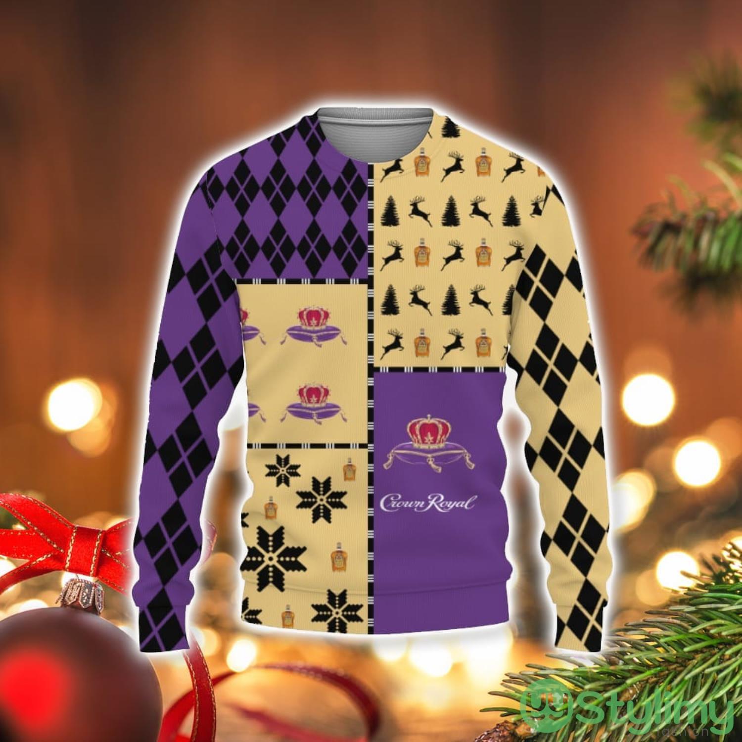 Crown Royal Whiskey Merry Christmas Whiskey And Beers 3D Sweater Holiday Gift Christmas Gift 3 Crown Royal Whiskey Merry Christmas Whiskey And Beers 3D Sweater Holiday Gift Christmas Gift Product Photo 1